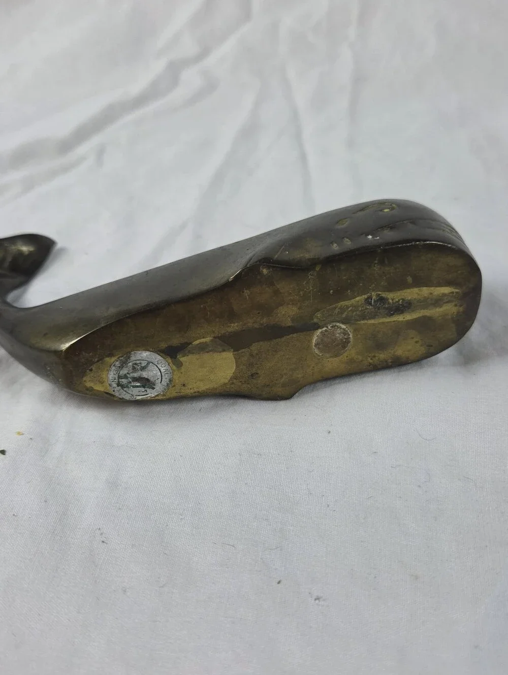 Vintage Brass Whale Figure - Picture 5 of 8